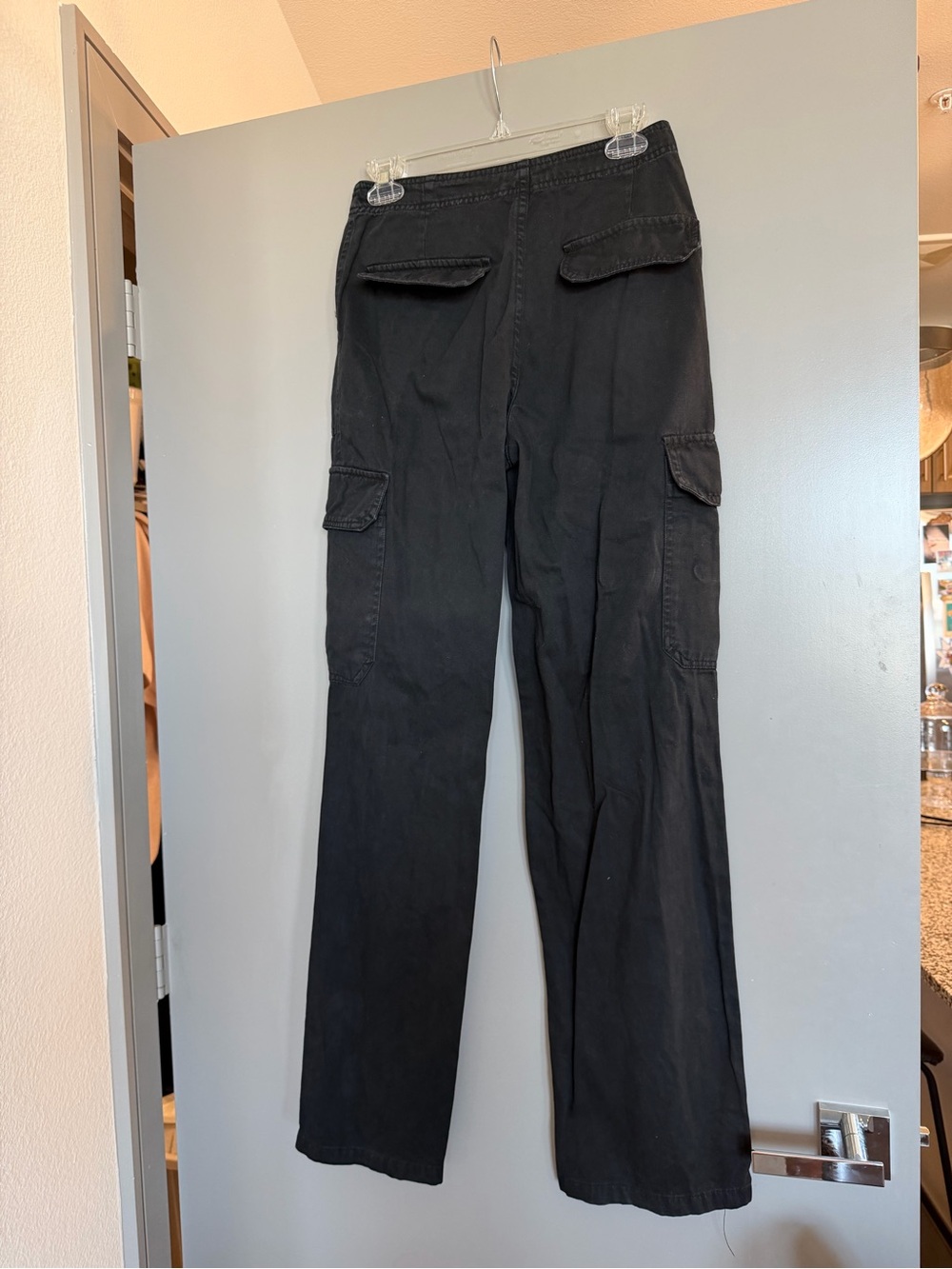 Zara Black Cargo Pants - Picture 2 of 3
